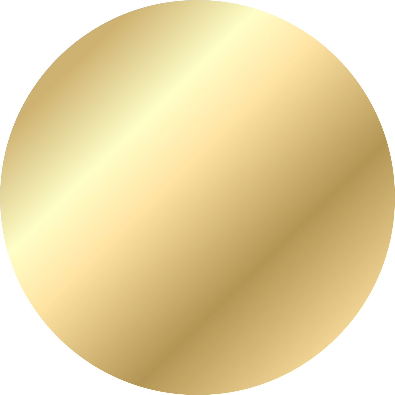 Gold Circle Frame Gradient
